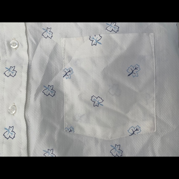 COPY LIGHT WEIGHT LONG SLEEVE EMBROIDERED BUTTON SHIRT - Picture 5 of 9